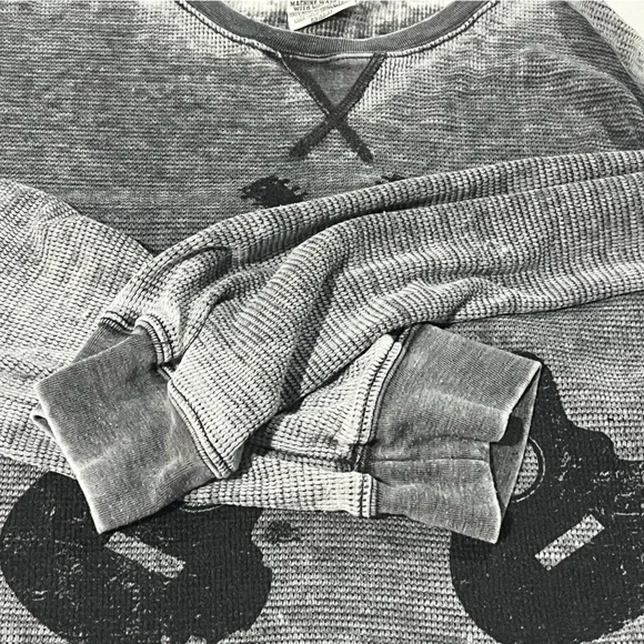 Nashville Gray Burnout Long Sleeve Shirt size L - Picture 7 of 7